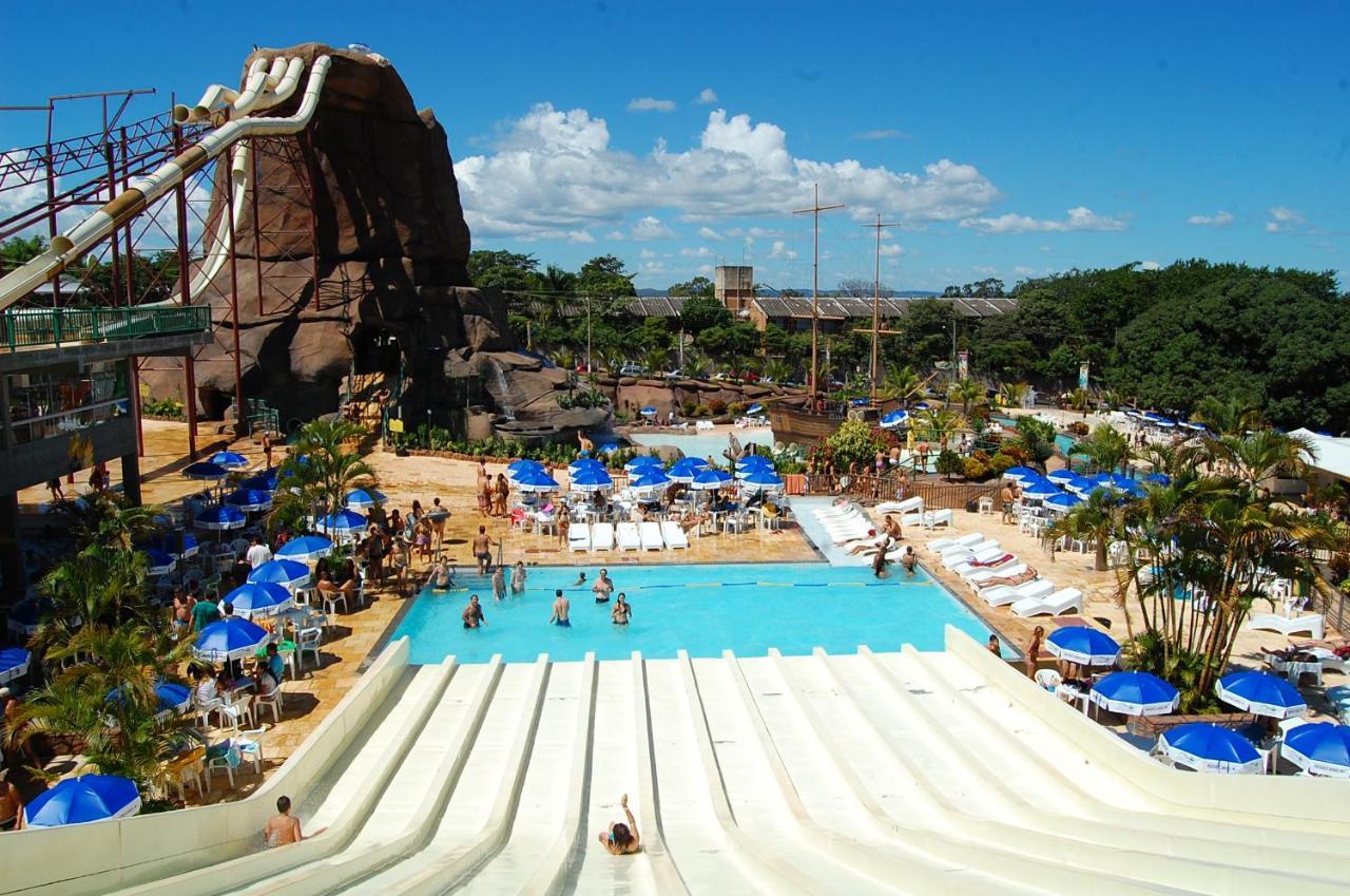 Diroma Resort Com Um Dia No Acqua Park Caldas Novas Buitenkant foto